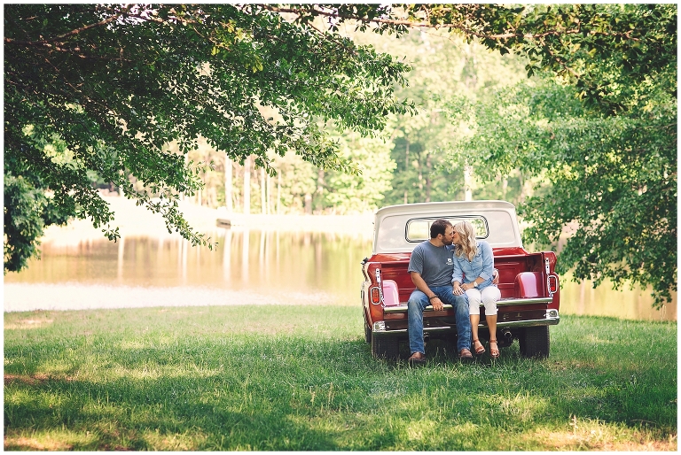 Rustic engagement session
