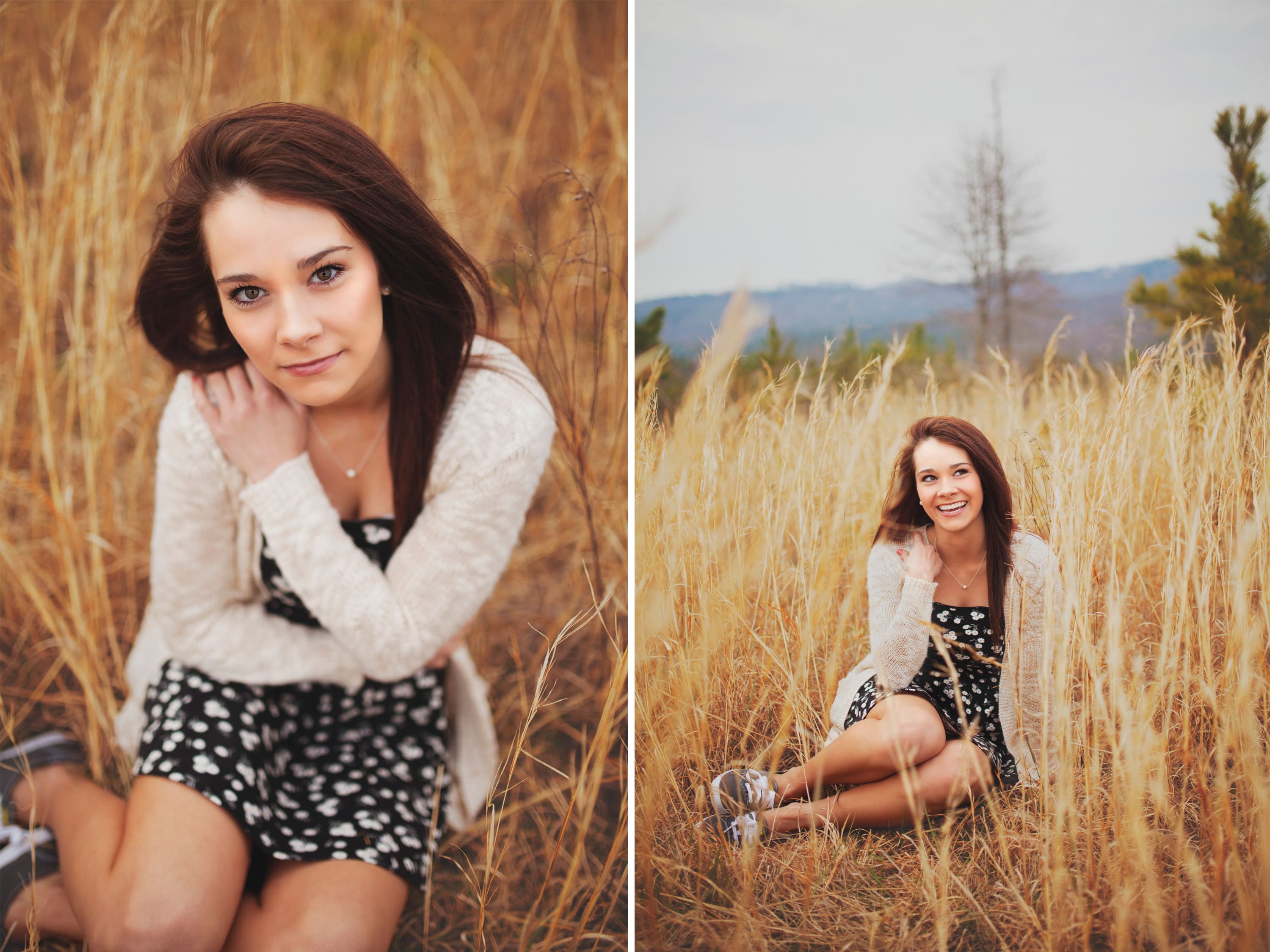 vibrant senior session