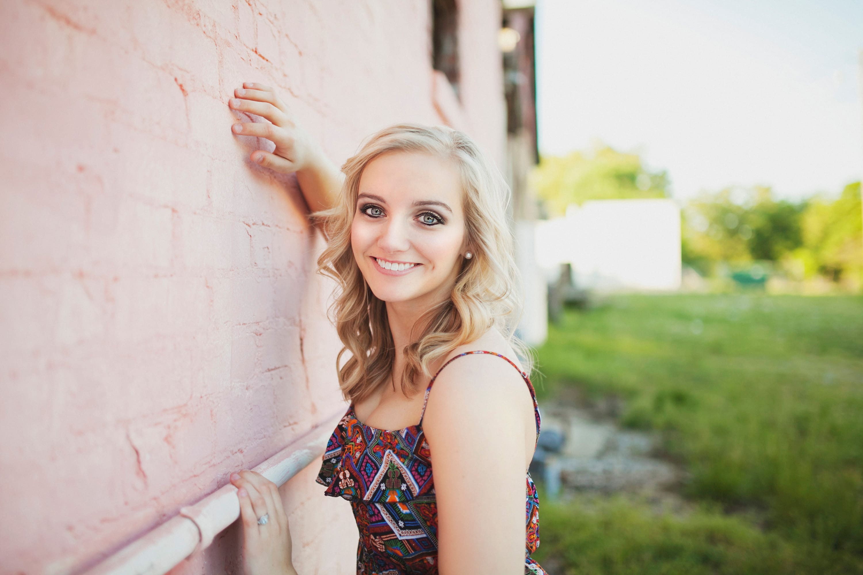 Colorful senior session