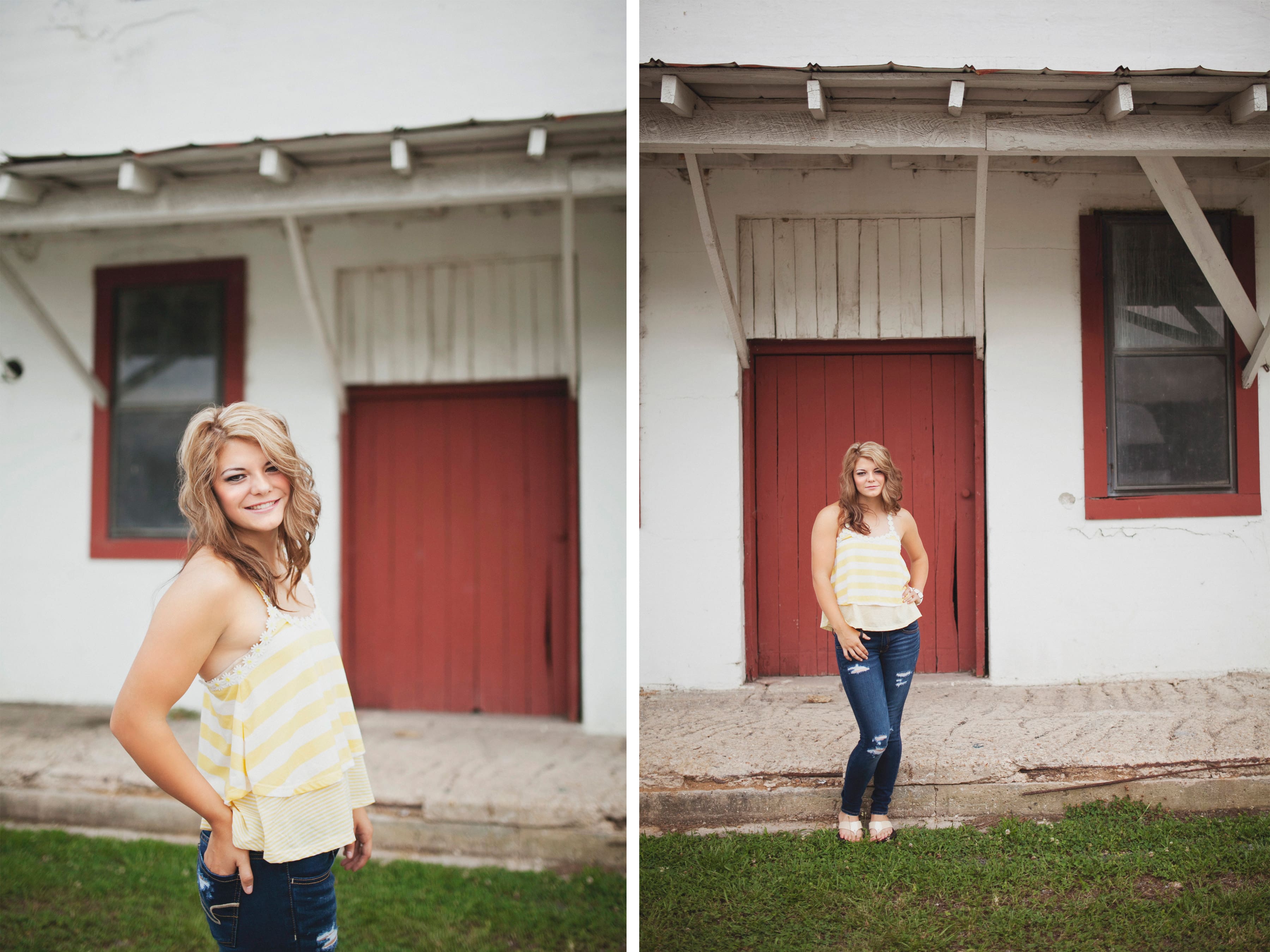 Colorful Alabama senior portraits