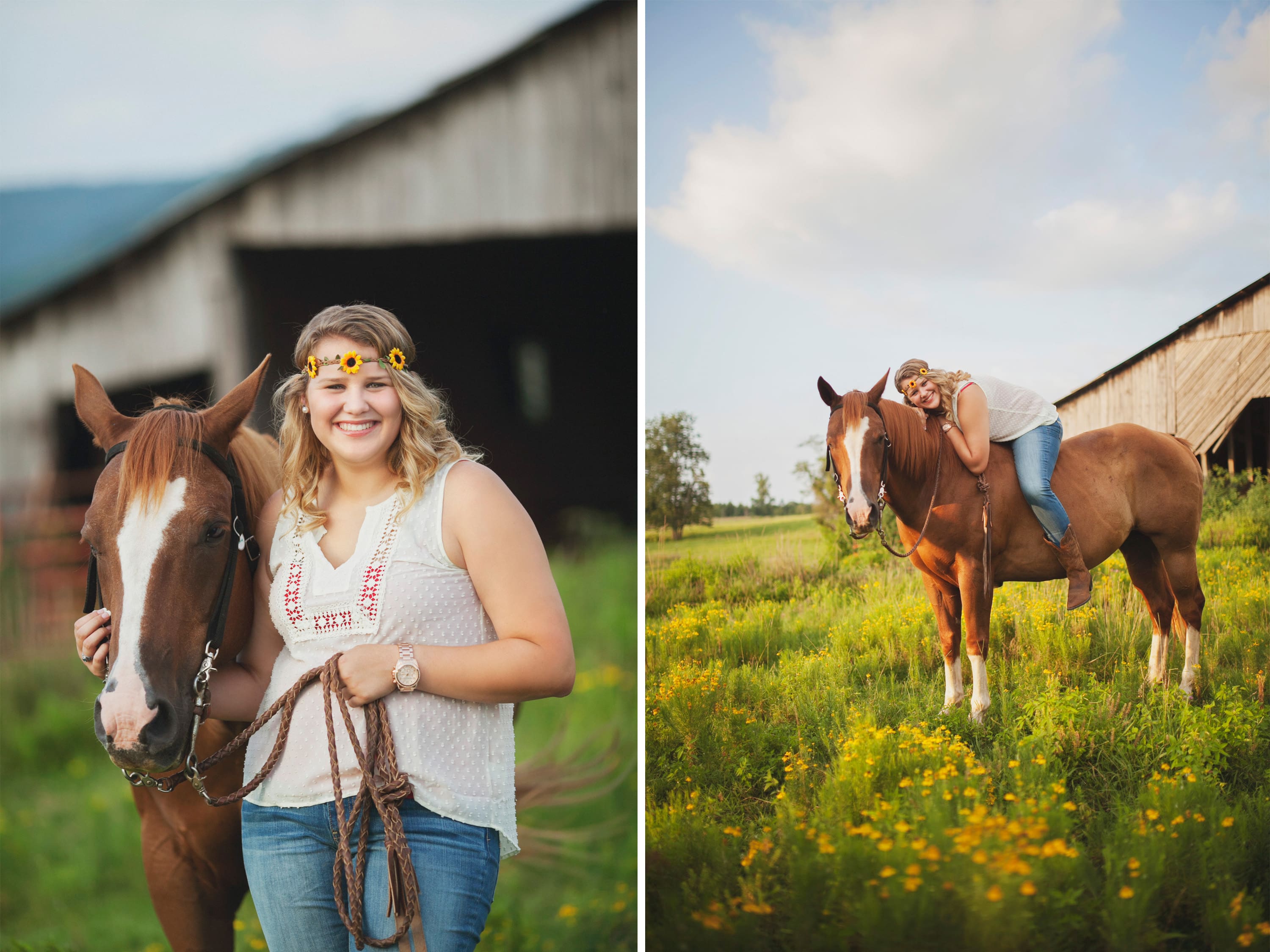 Unique senior portraits