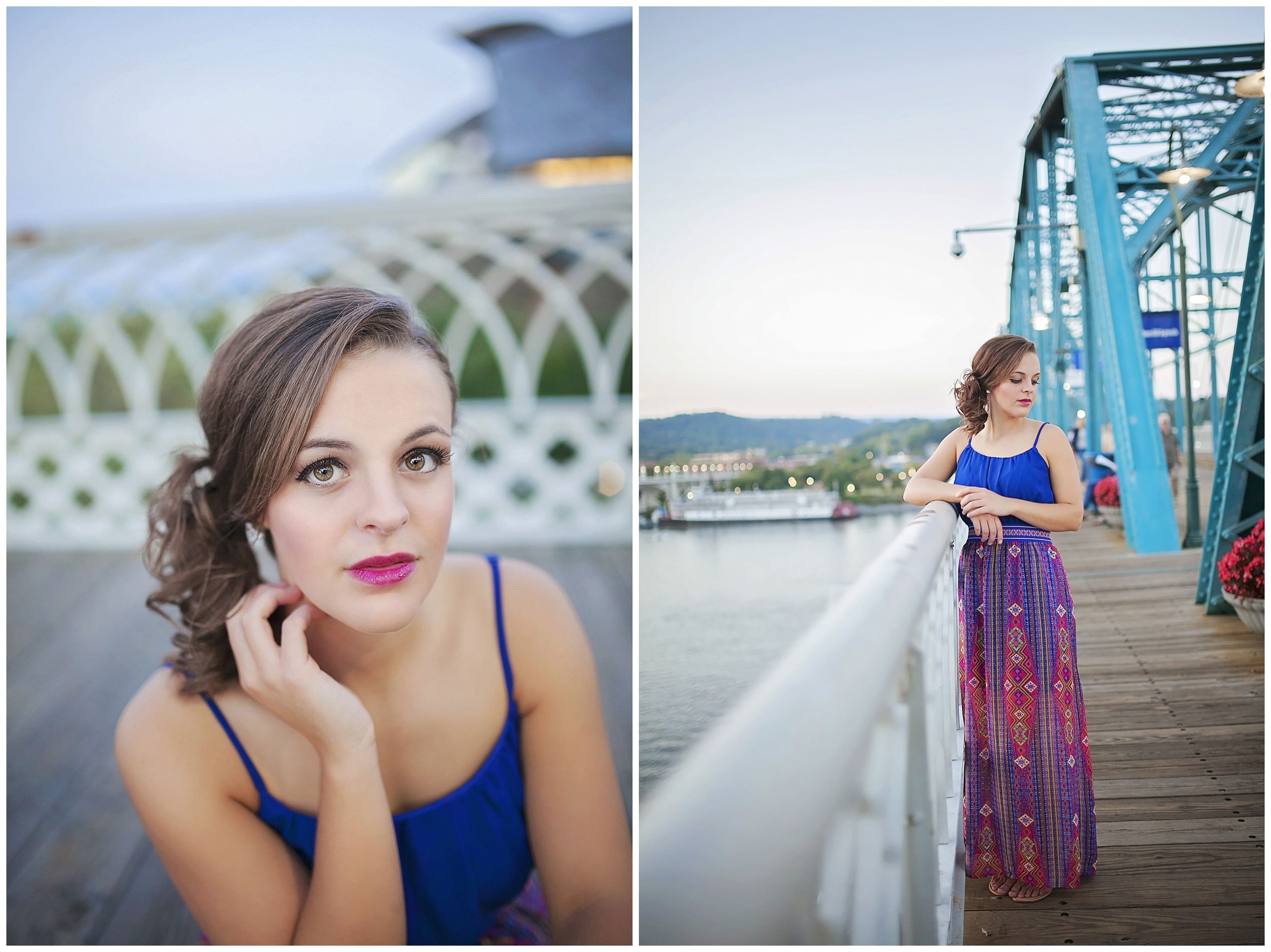 Walnut Street Bridge senior session