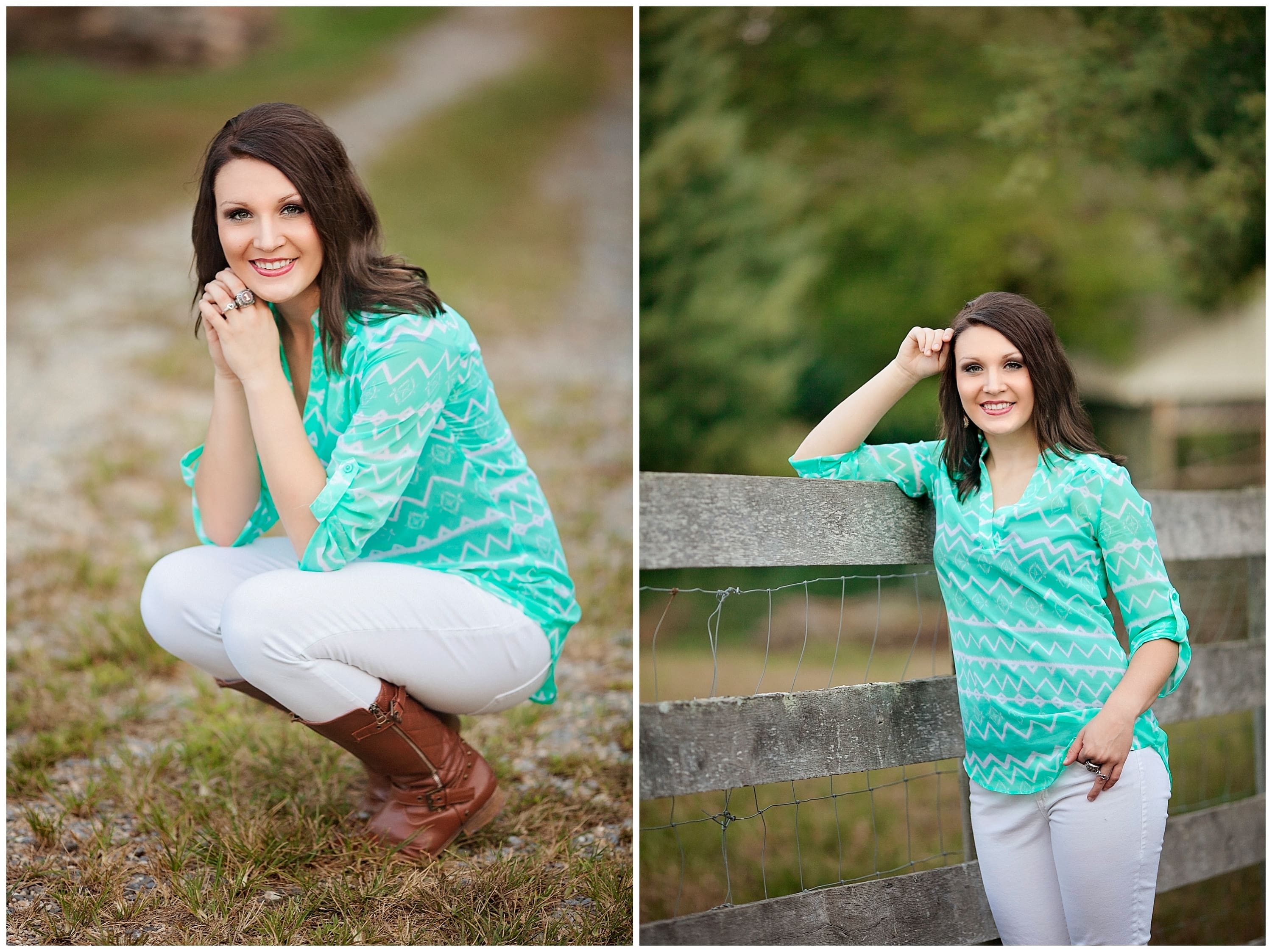 Colorful senior portraits