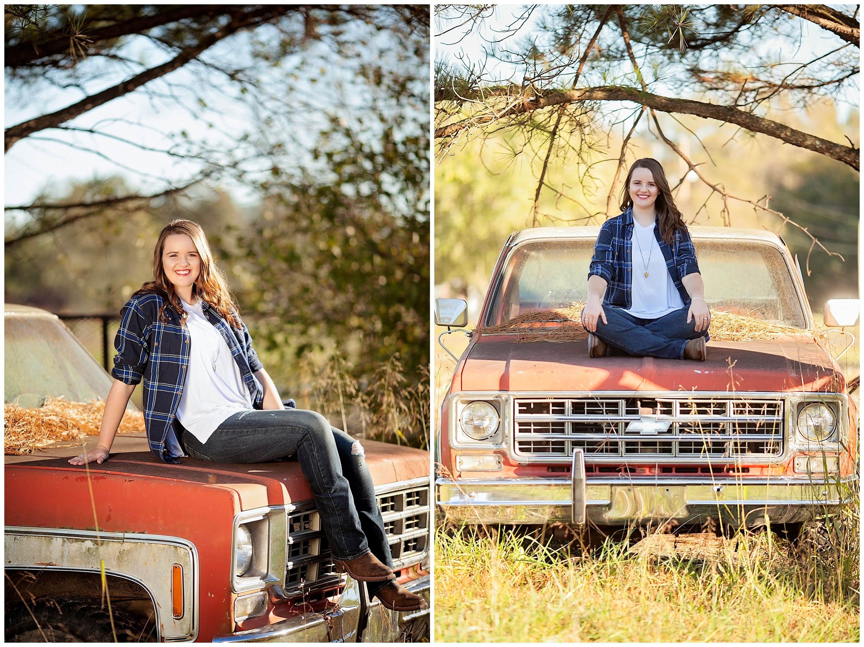 Colorful senior portraits