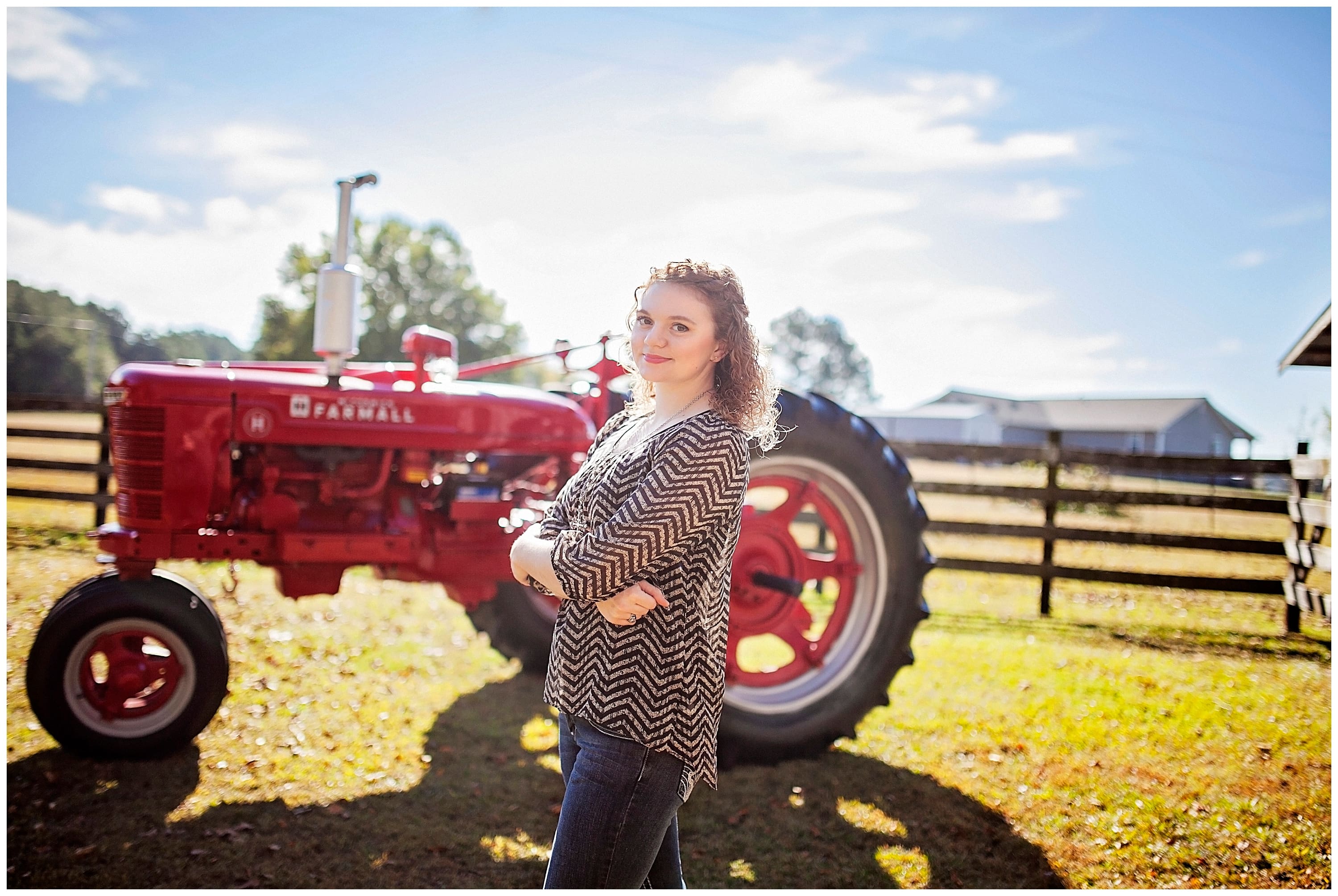 Colorful senior pictures