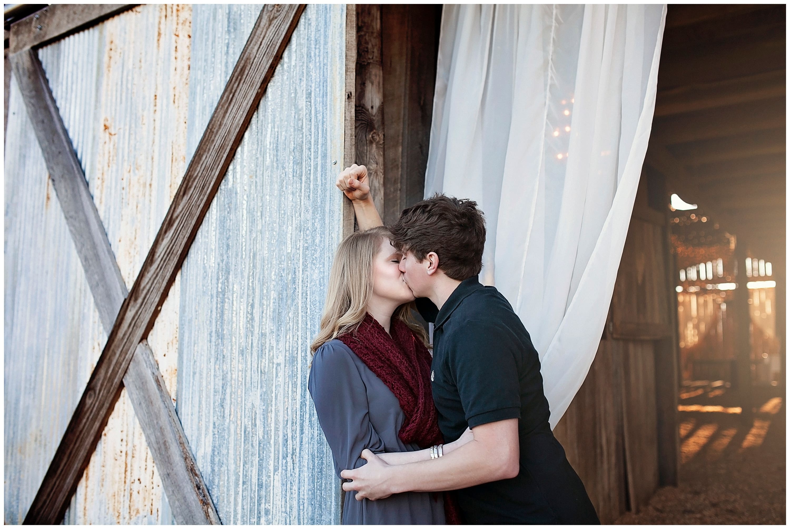 Romantic barn photoshoot