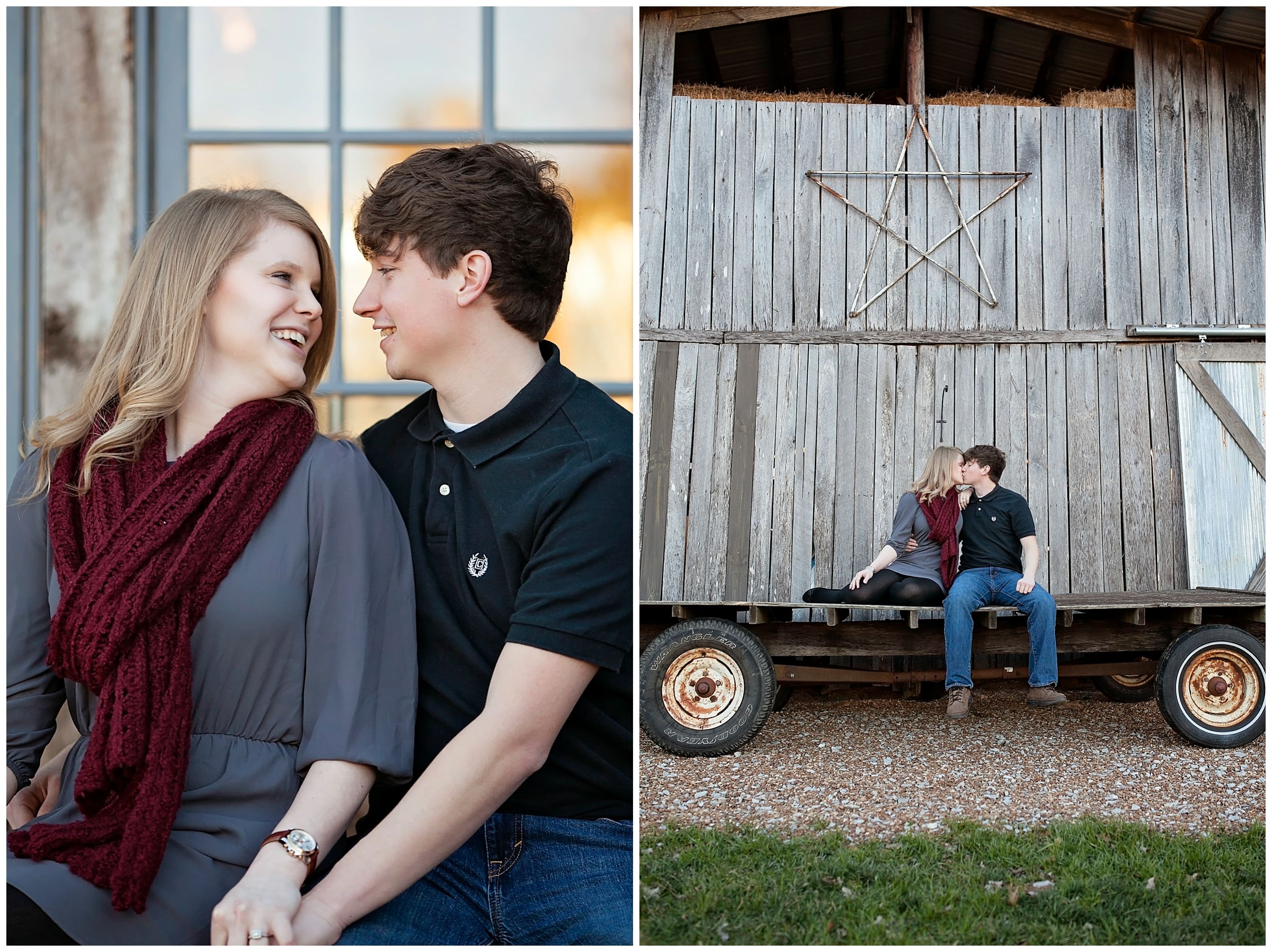 The Barn at High Point engagement