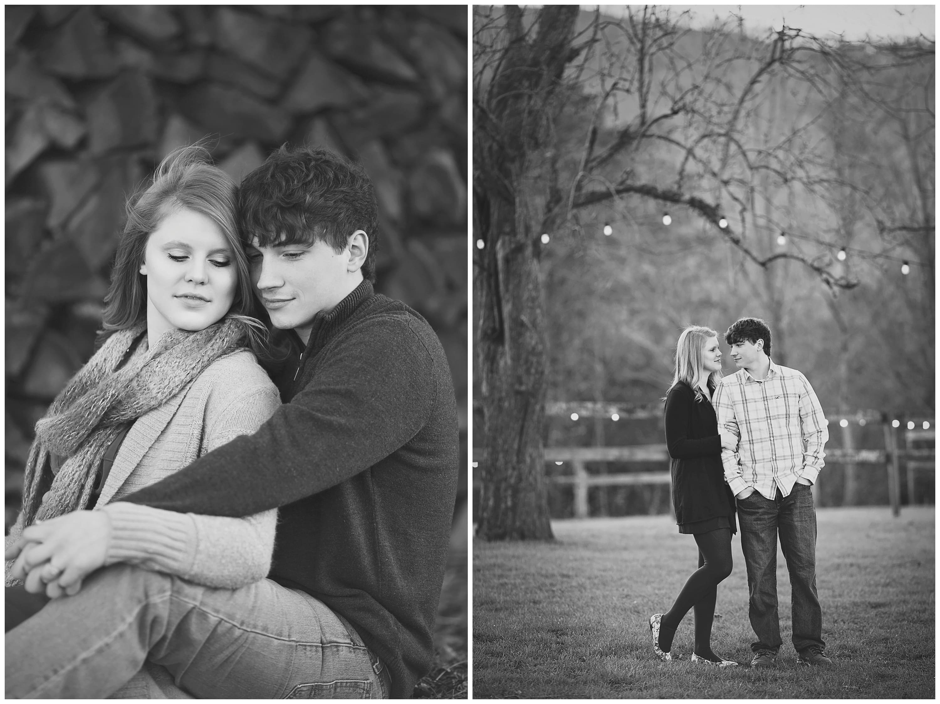 Romantic engagement session