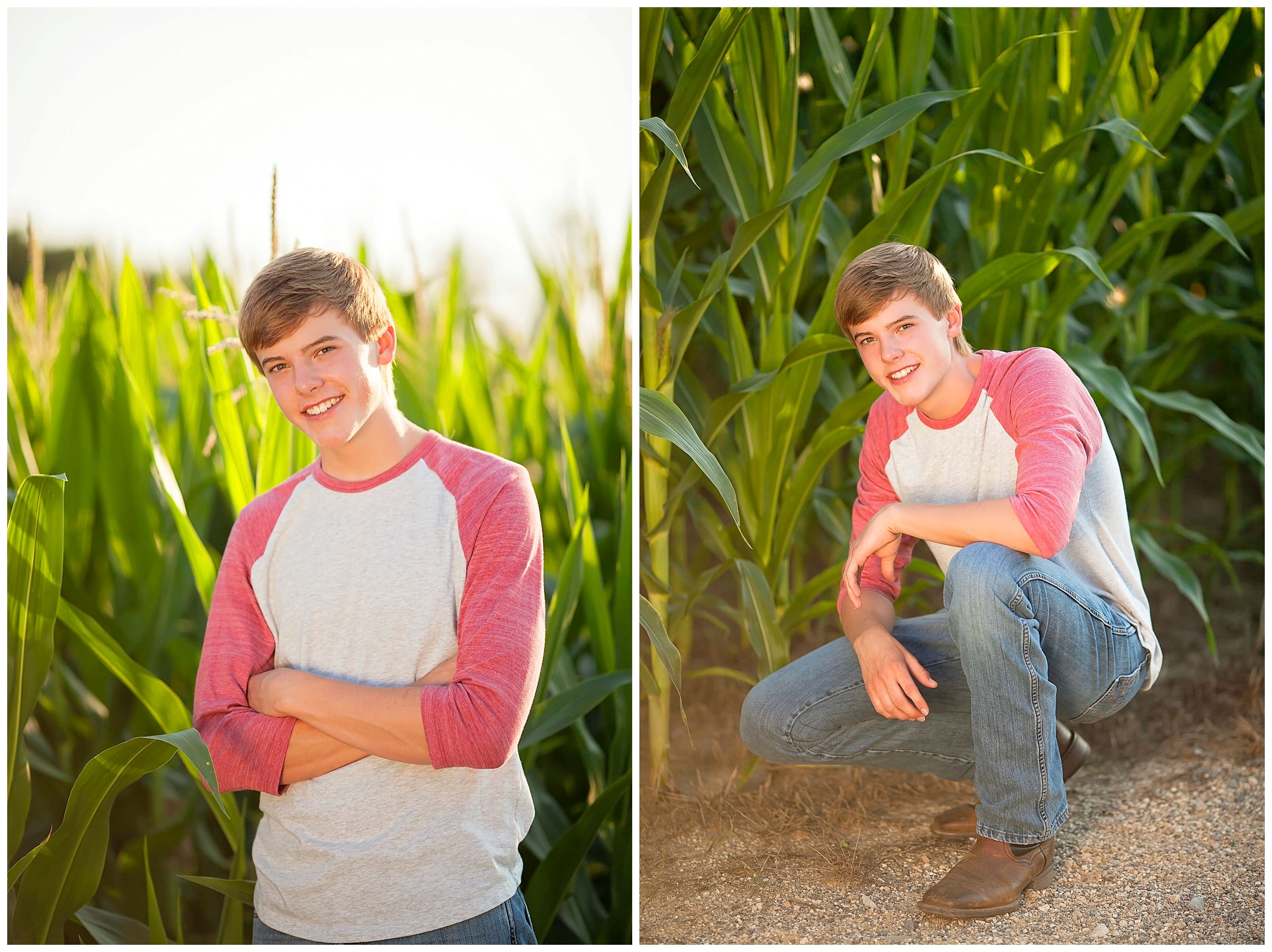 Colorful senior portraits