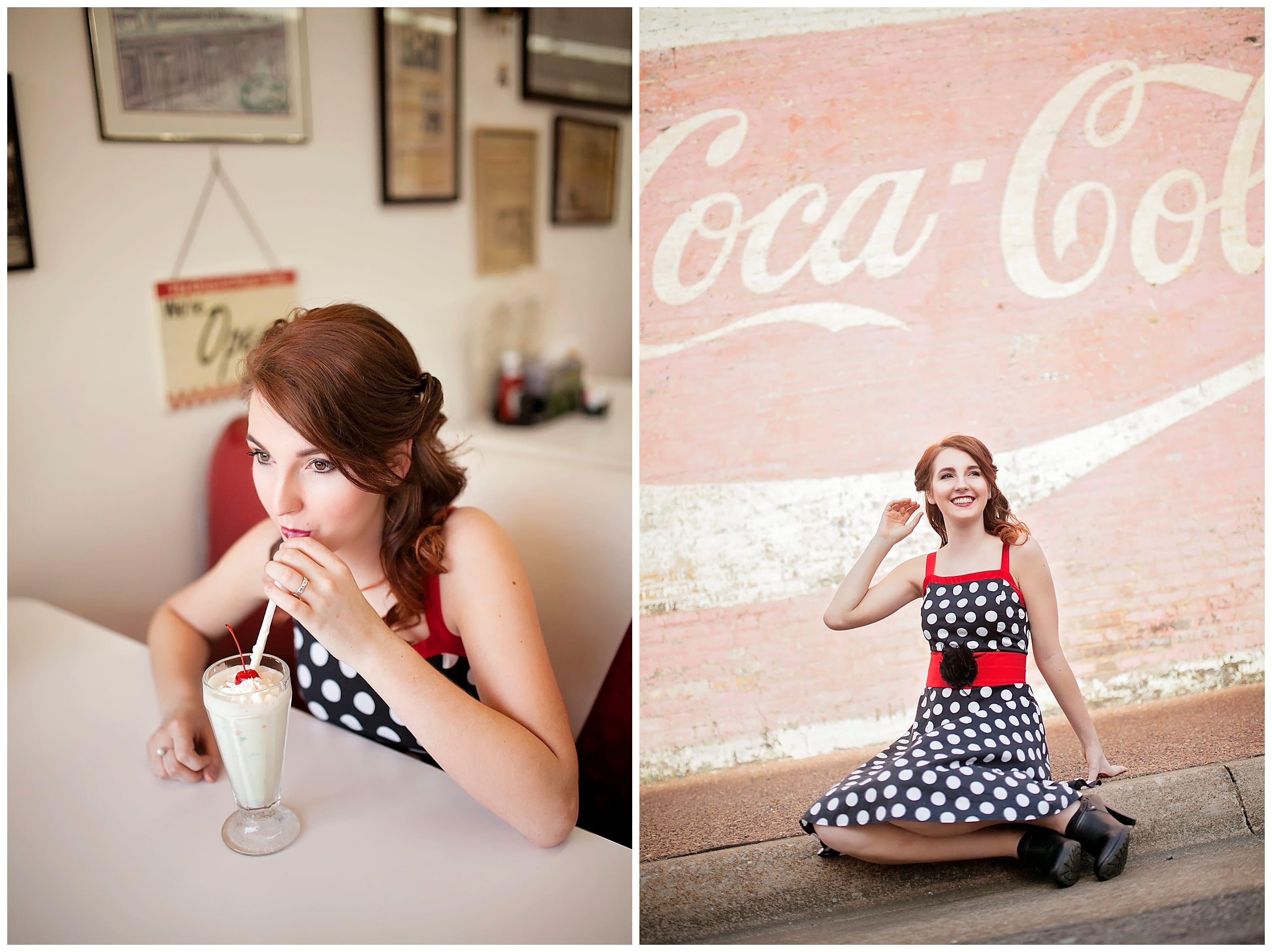 Coca Cola retro photo shoot