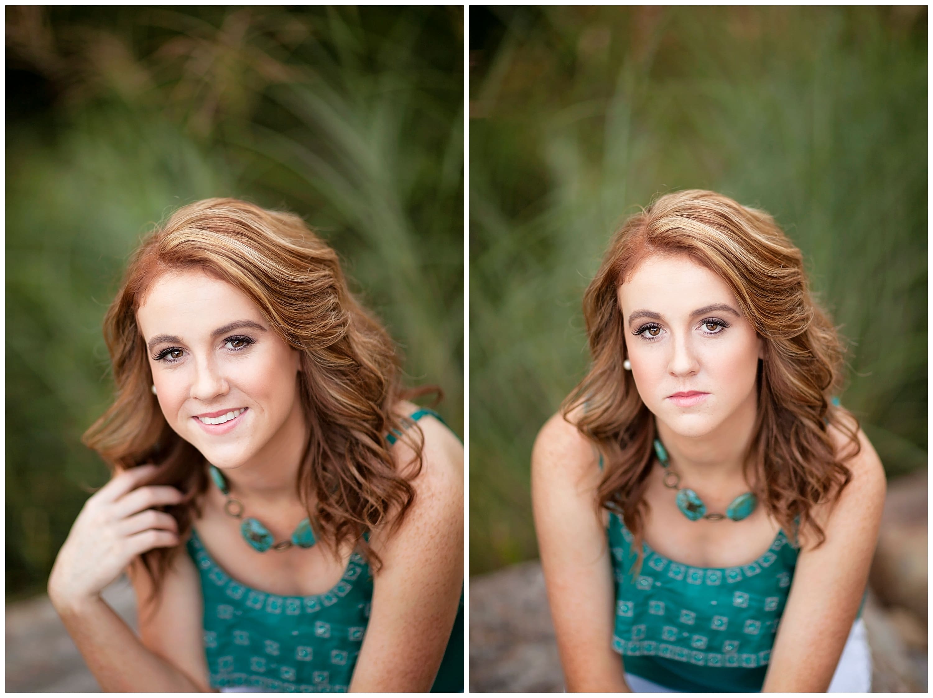 Colorful senior portraits