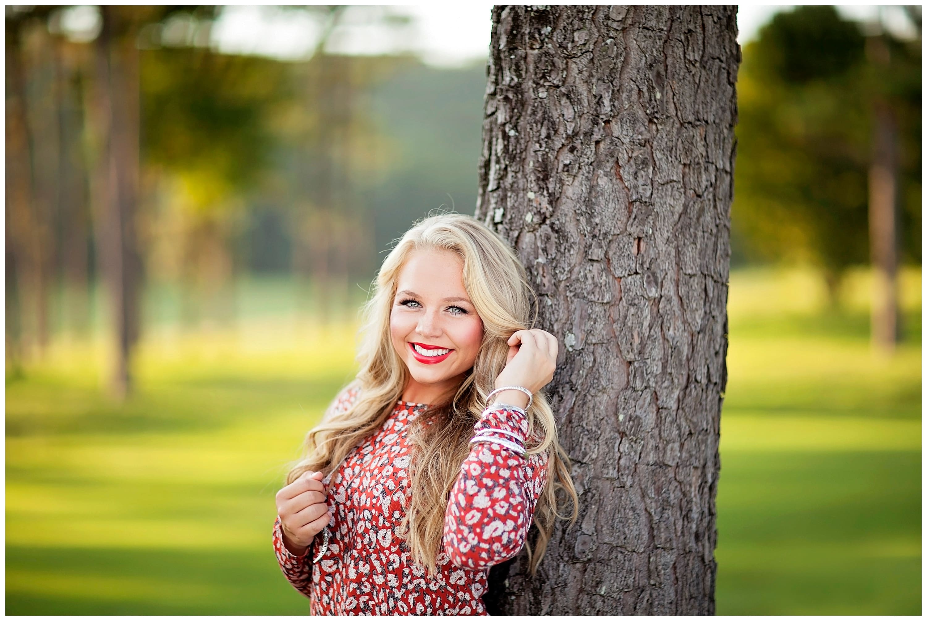 Colorful senior portraits