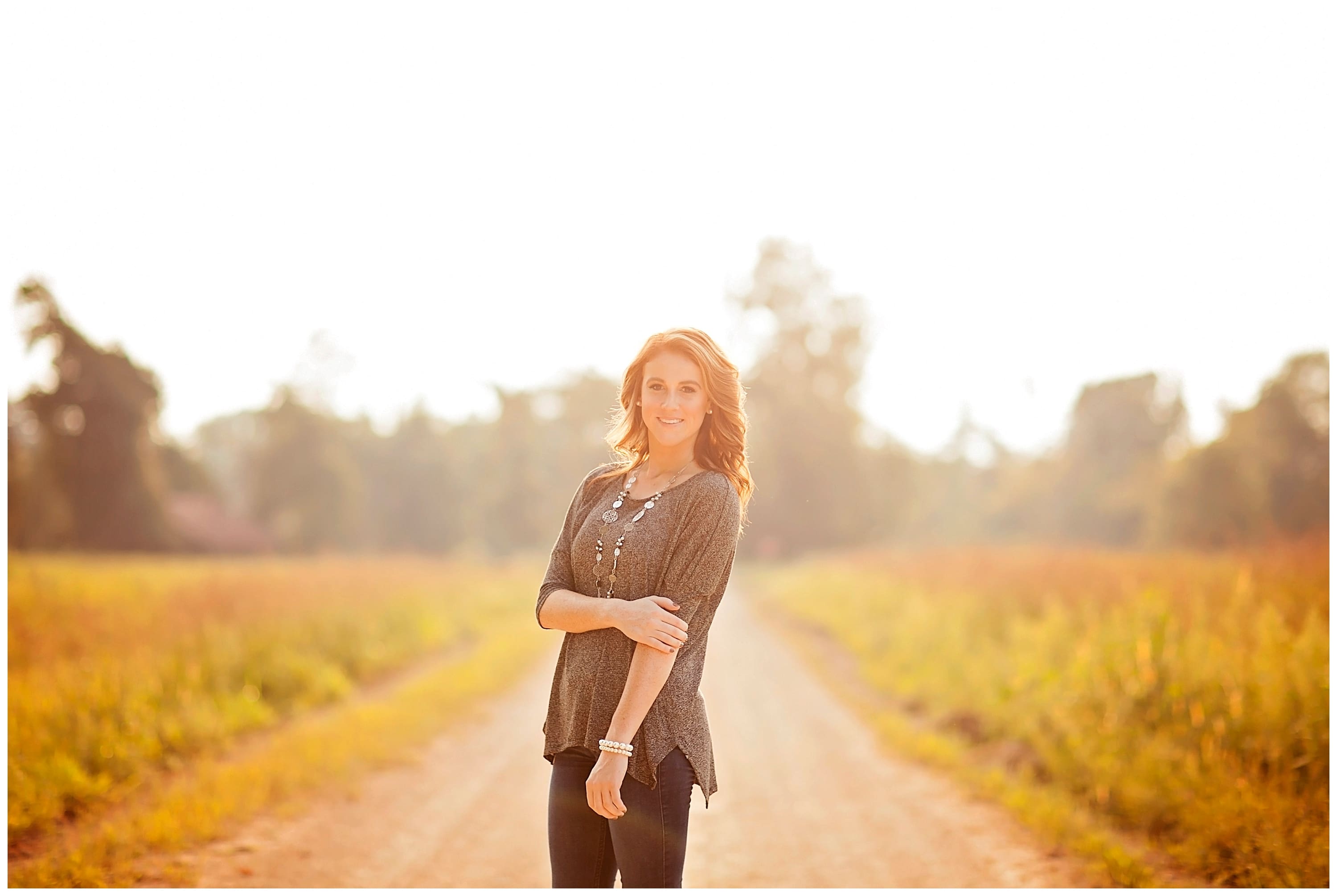 Rustic senior portraits