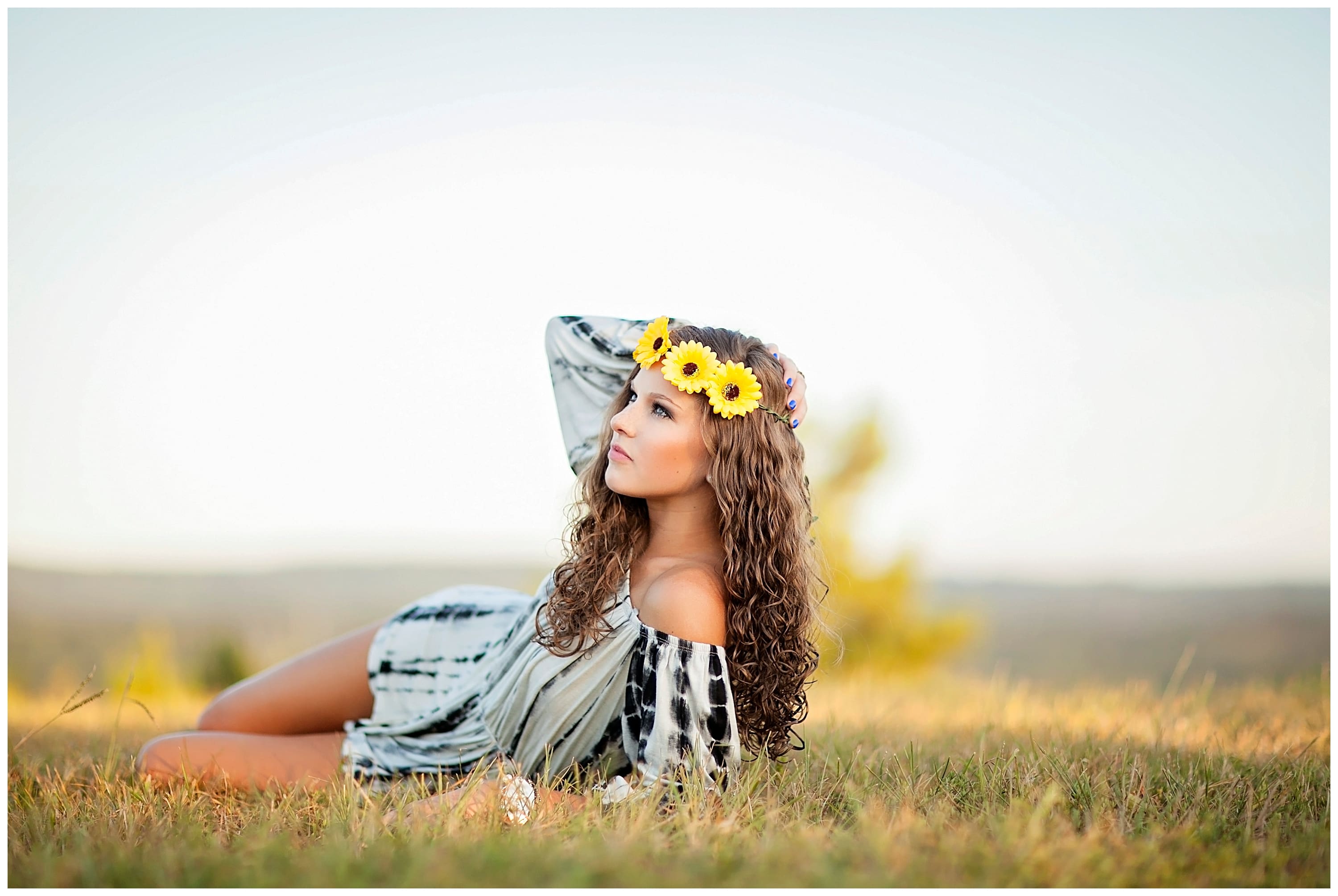 Outdoor senior portraits