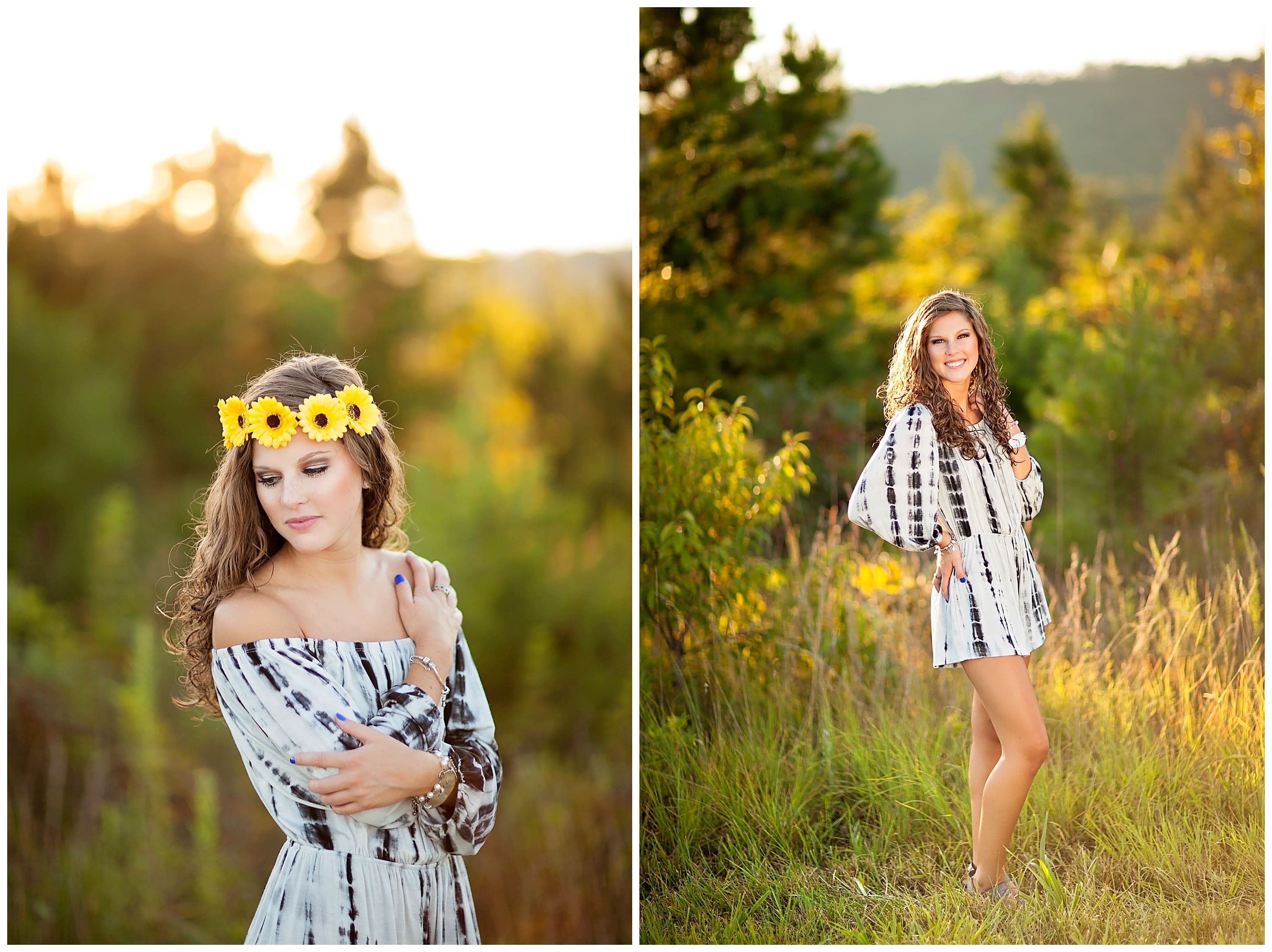 Colorful senior portraits