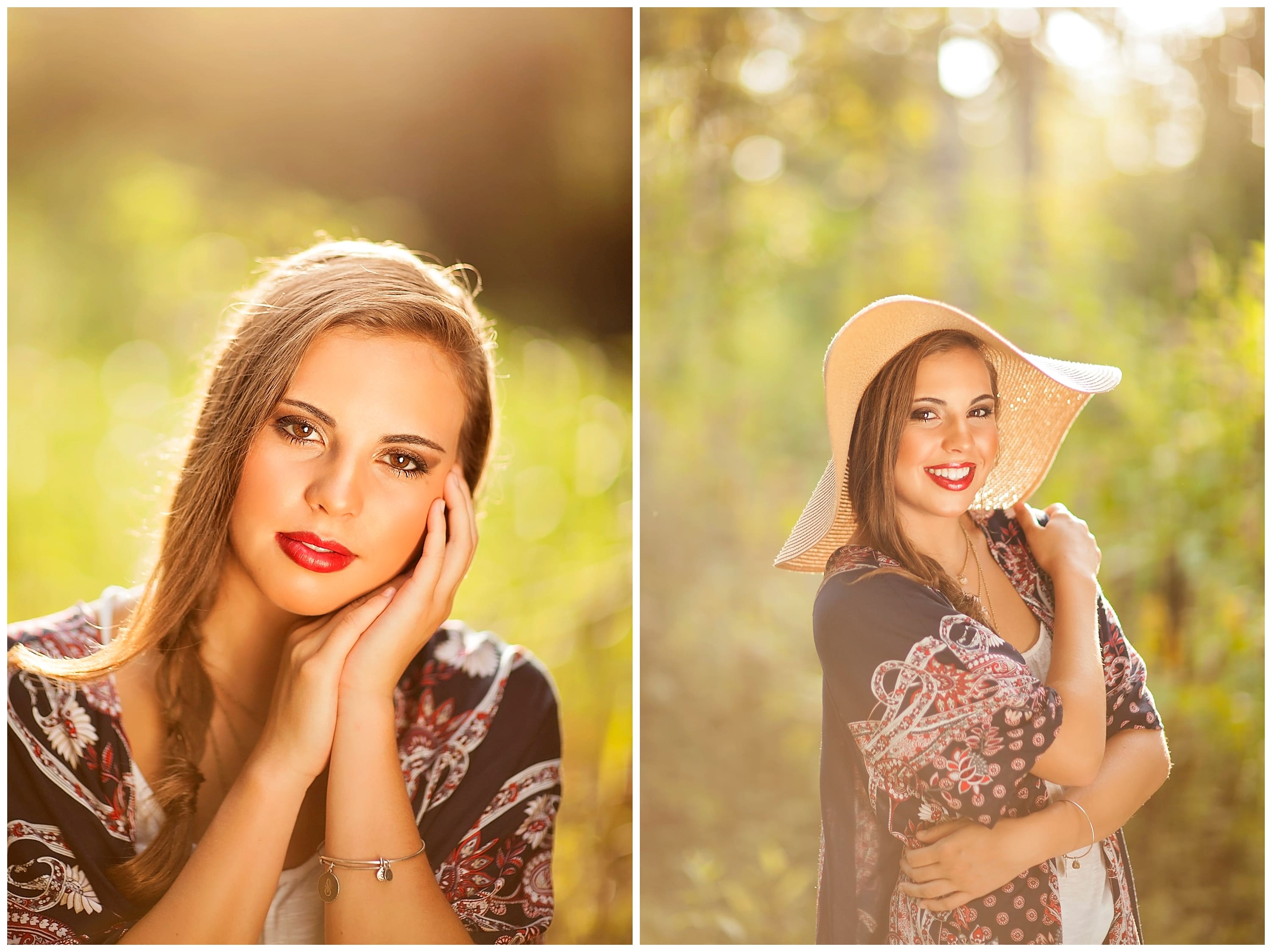 Outdoor senior portraits