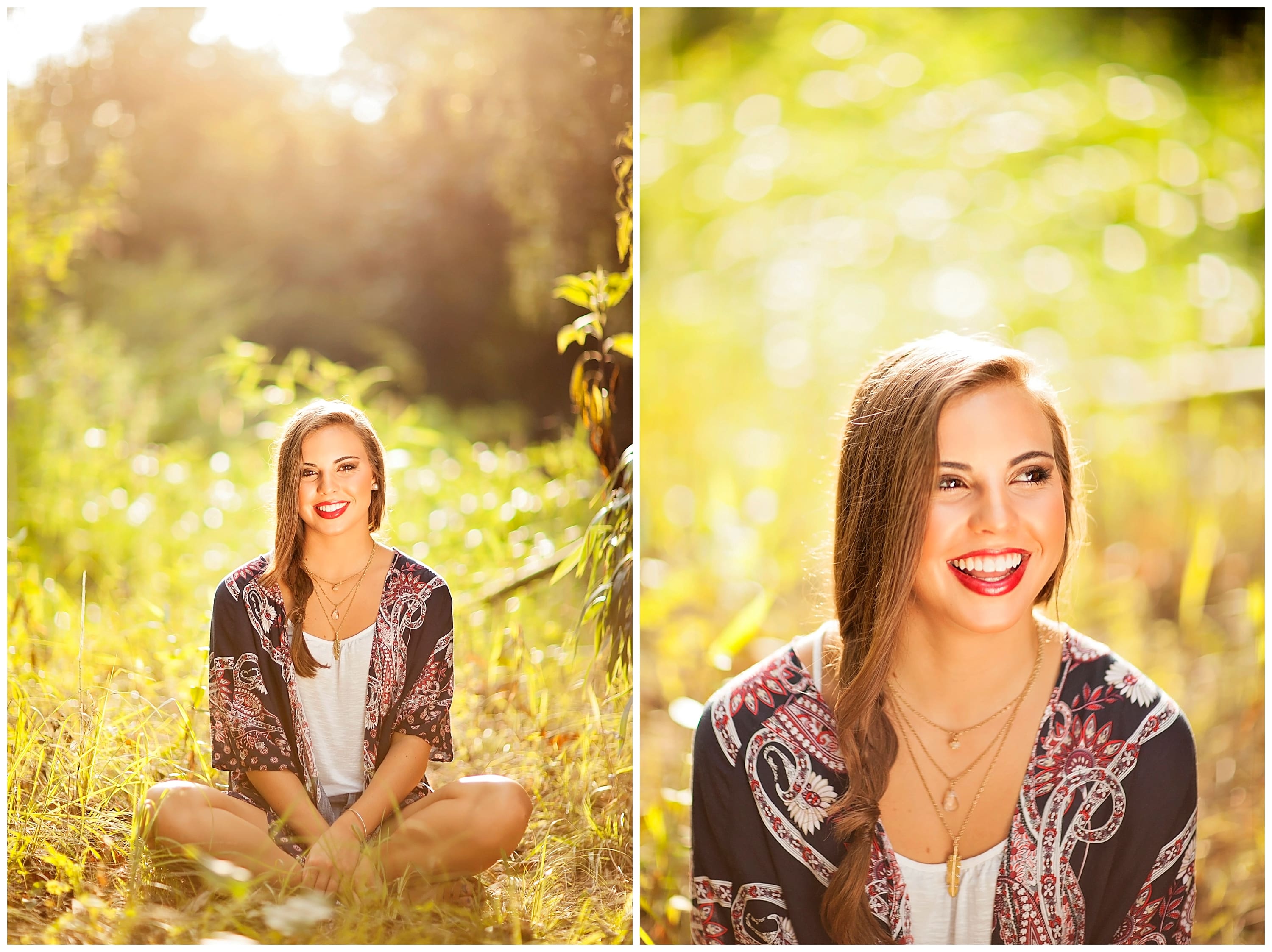 Vibrant senior portraits