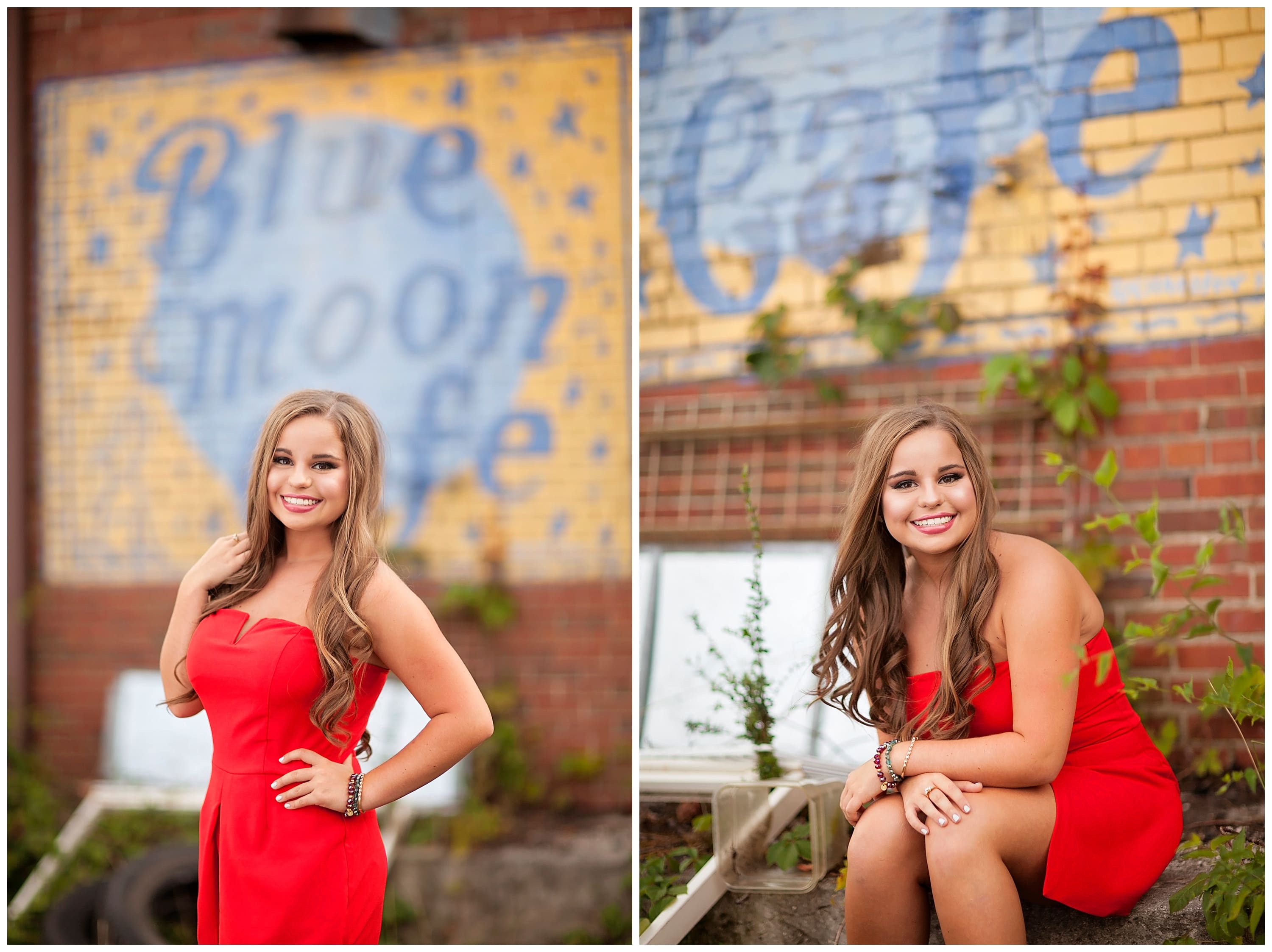 Colorful senior portraits