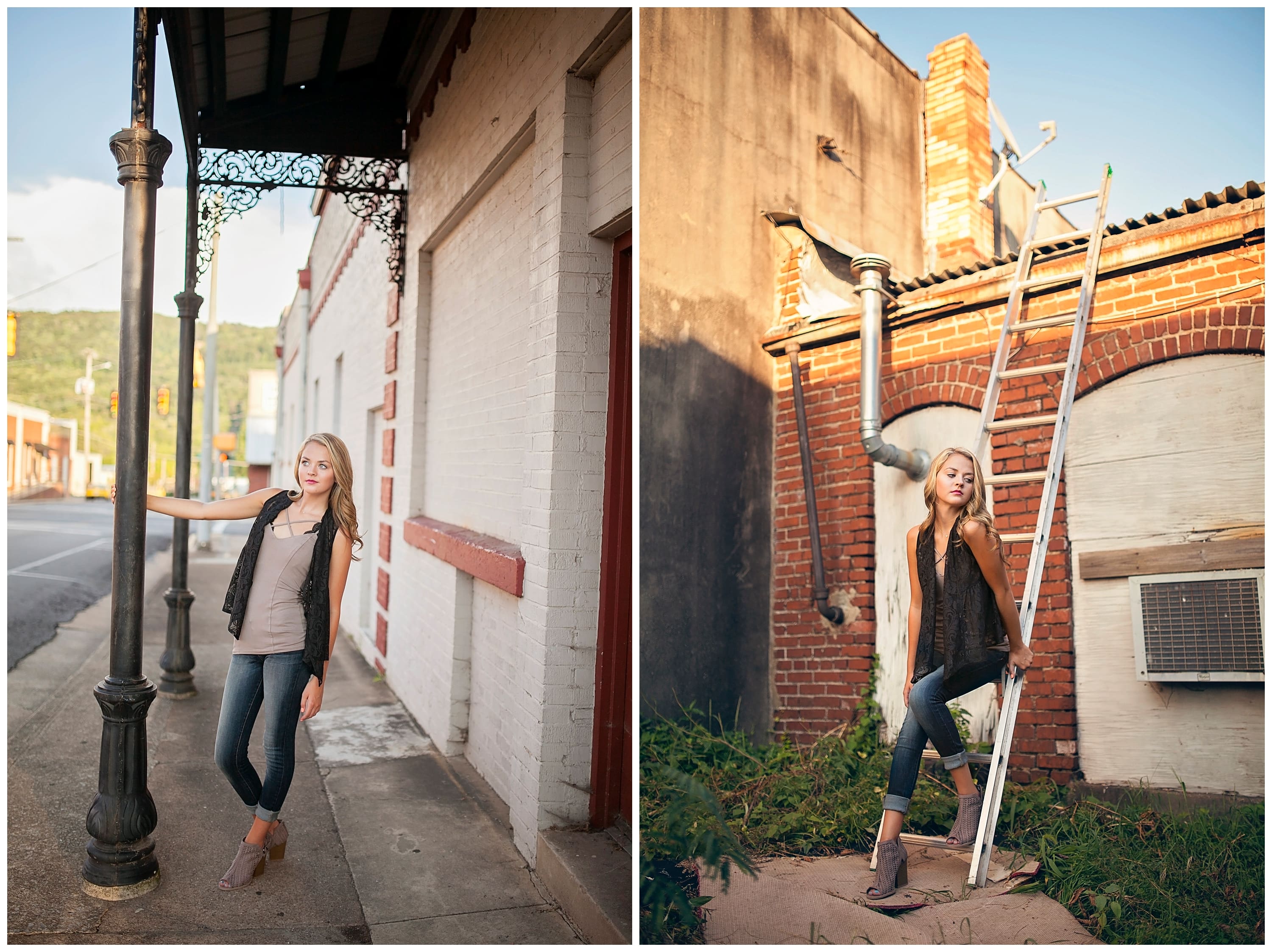 urban senior portraits