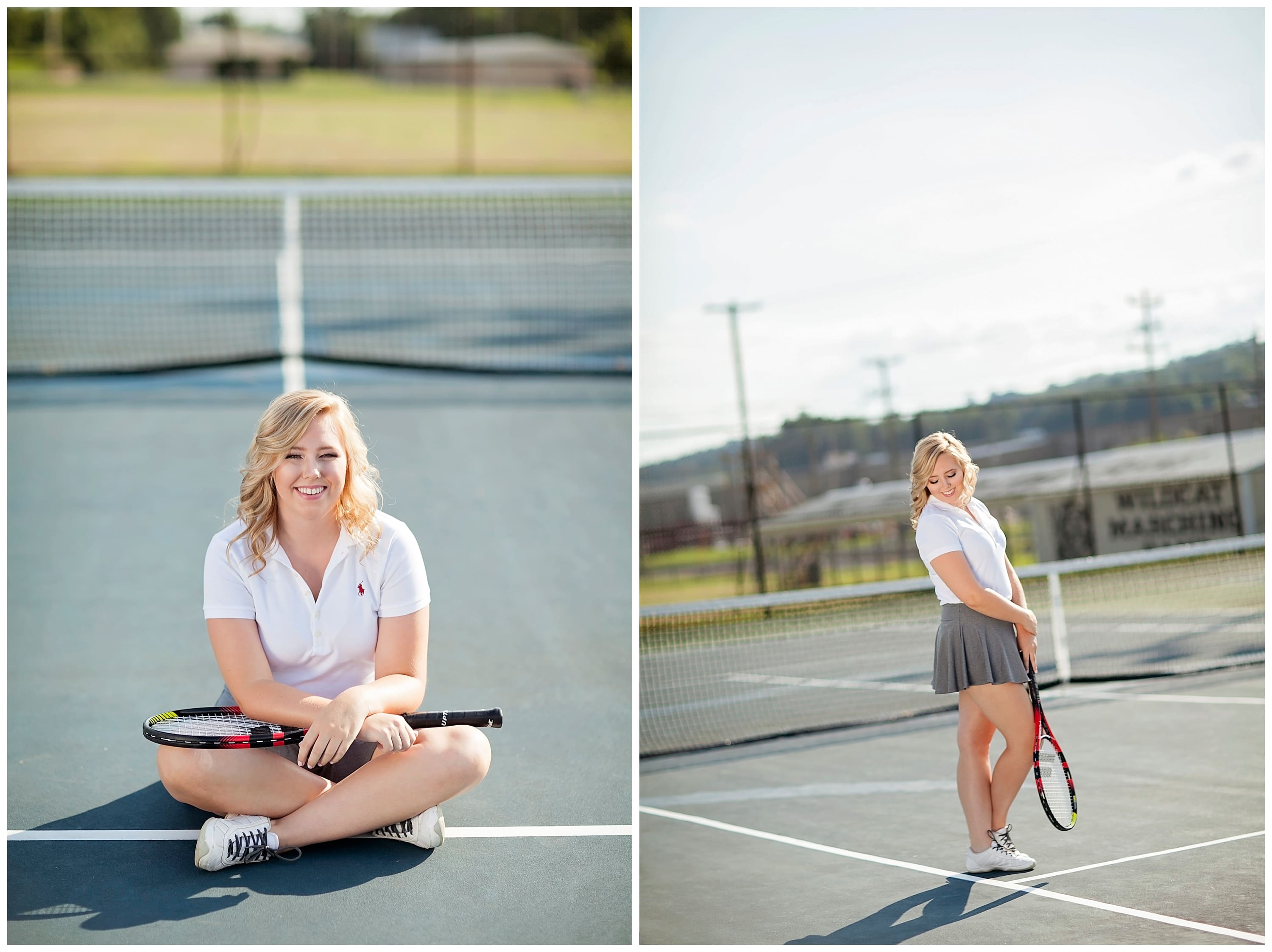 Tennis senior portraits