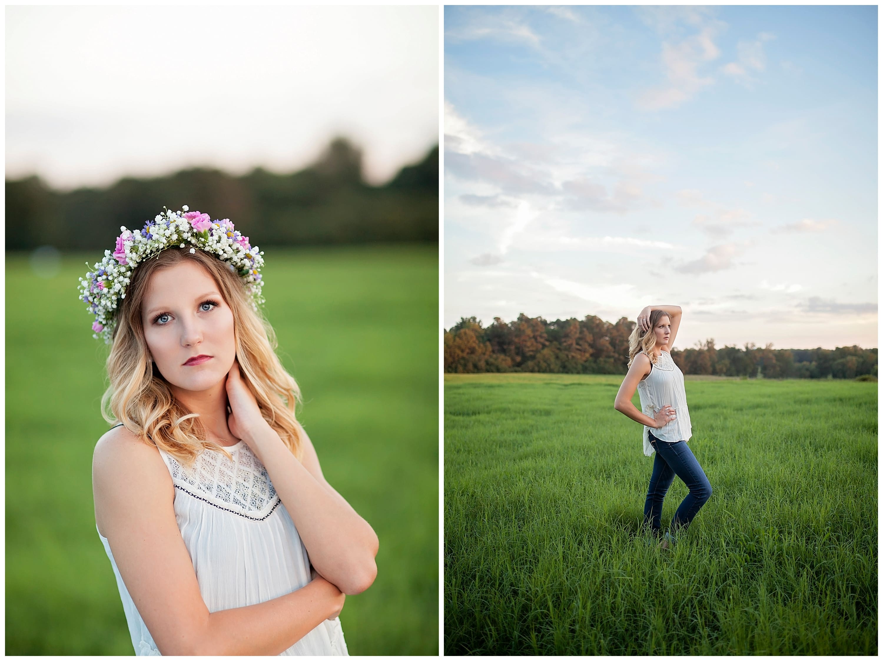 Girly senior portraits