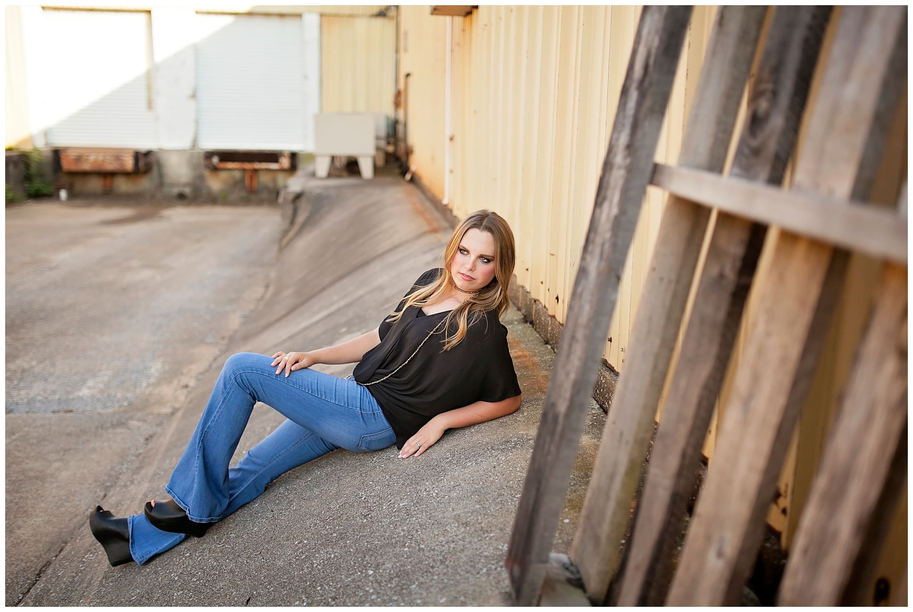 Grungy senior session