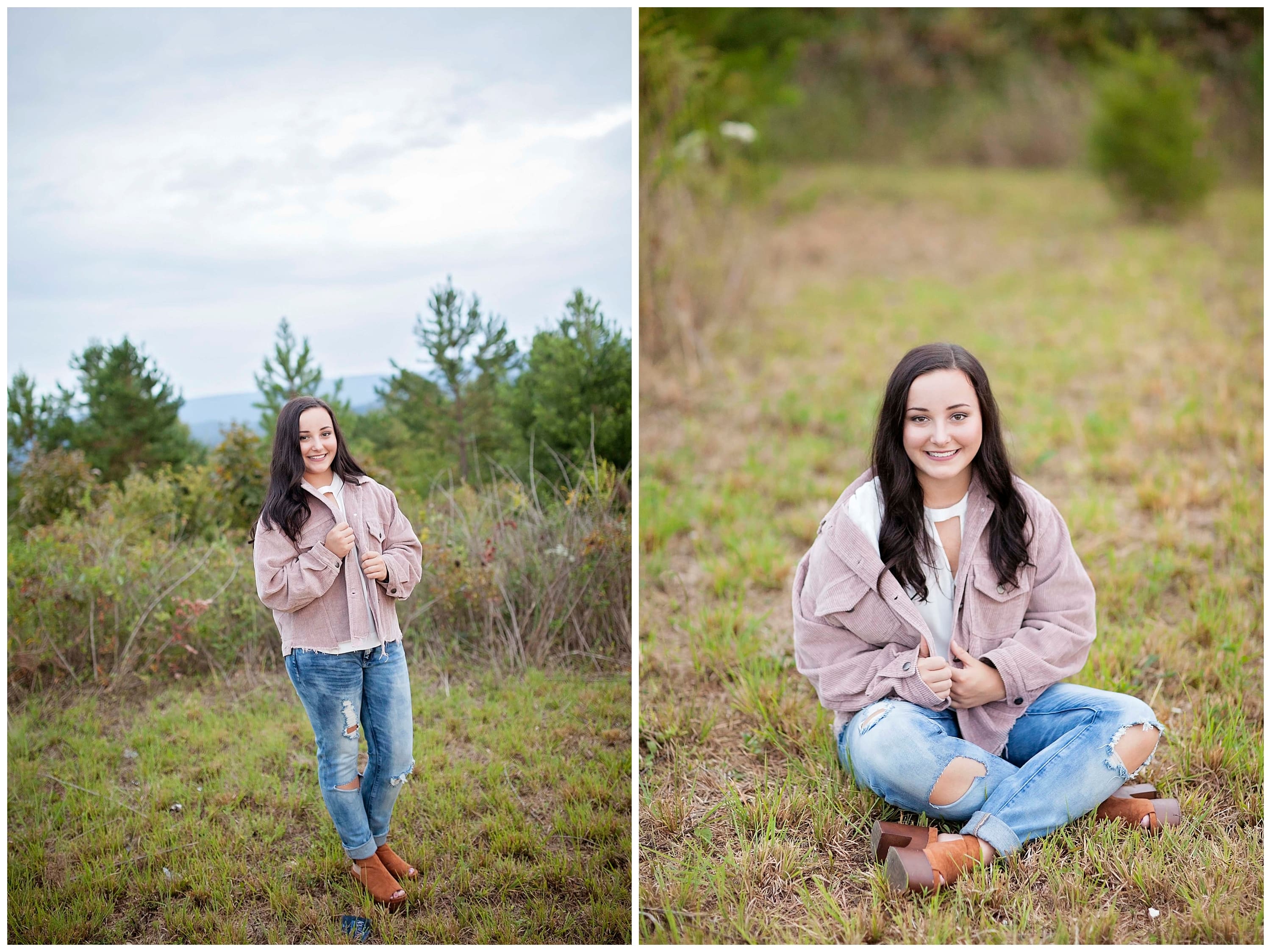 mountain top senior session