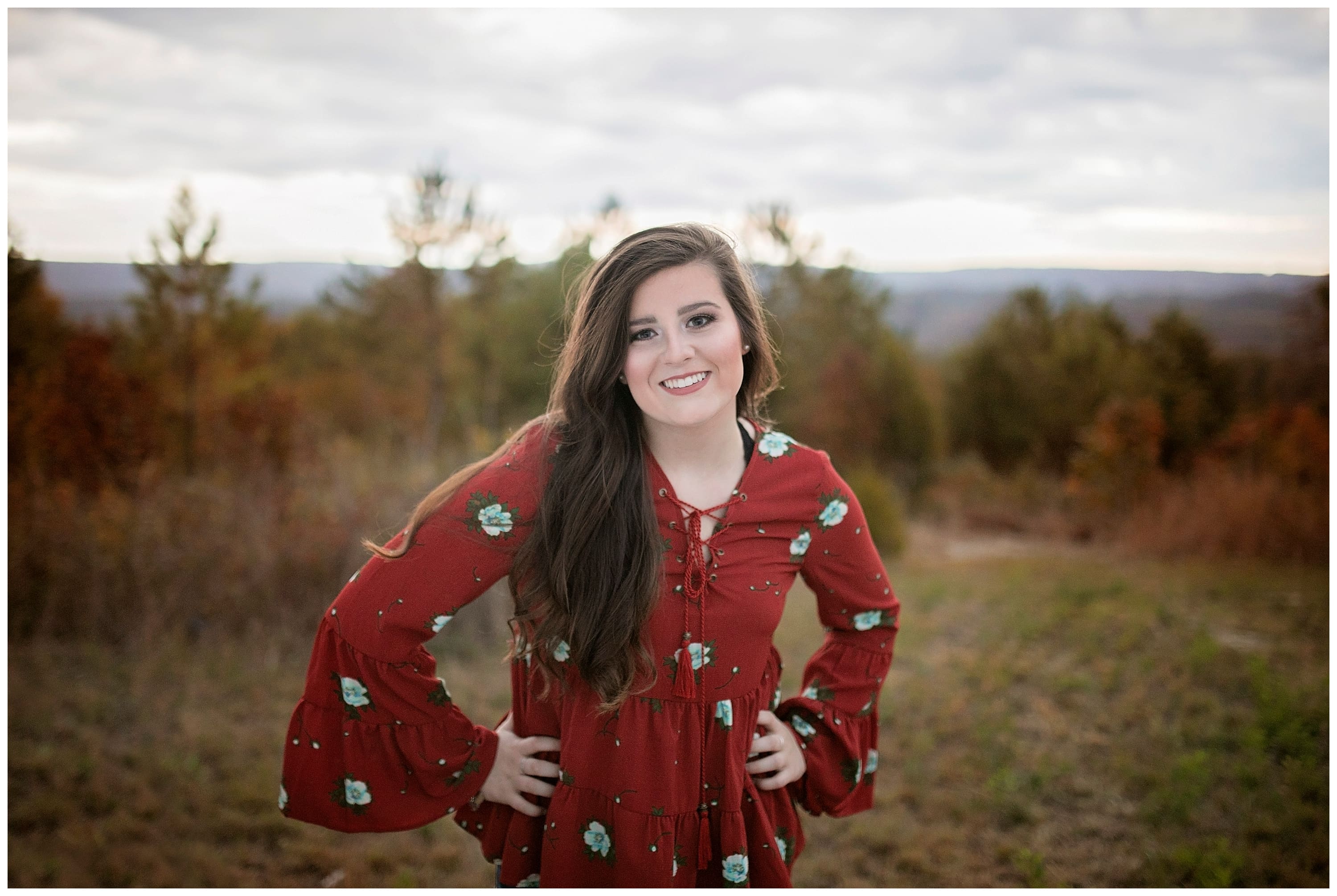 Mountain top senior session