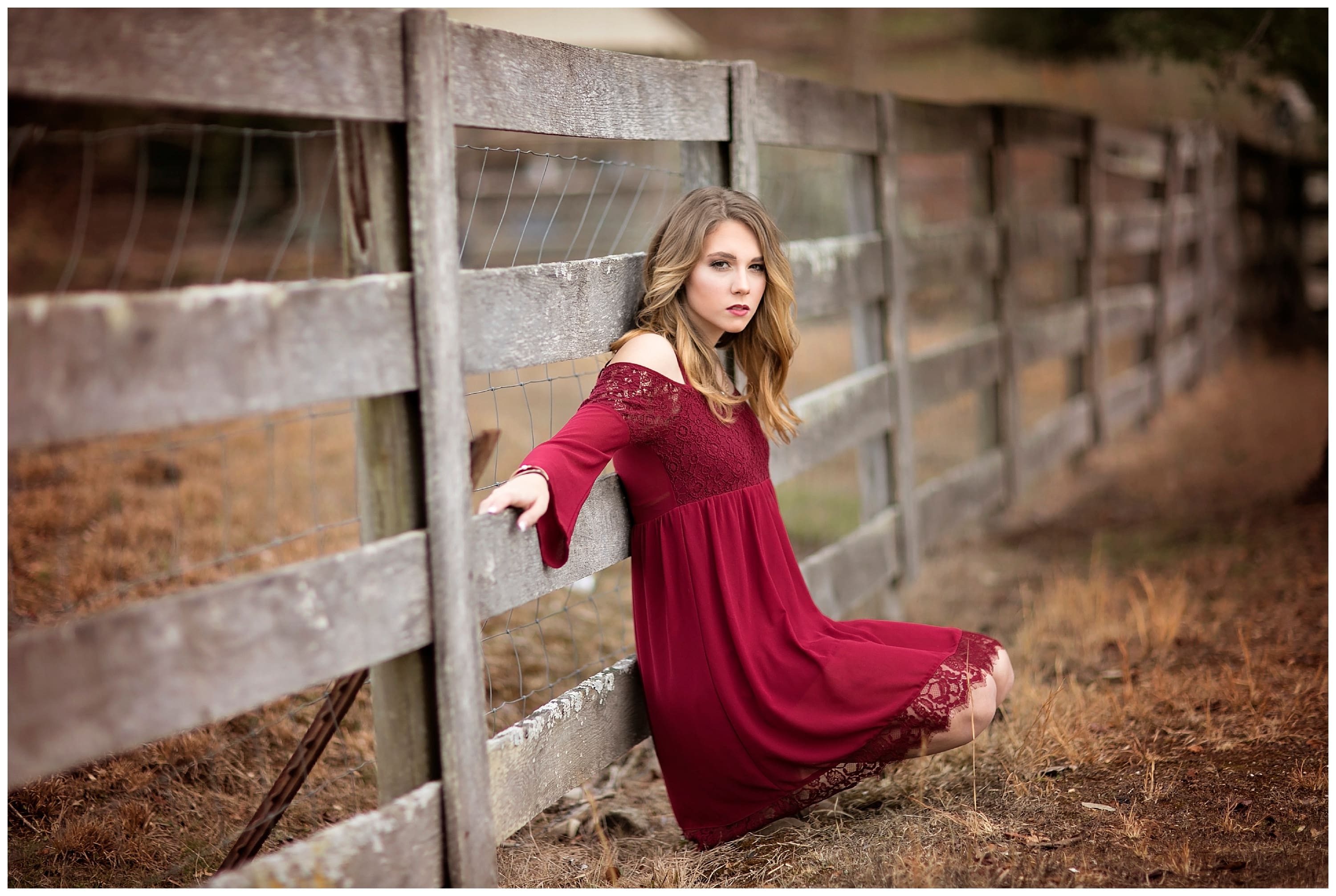 rustic senior portraits