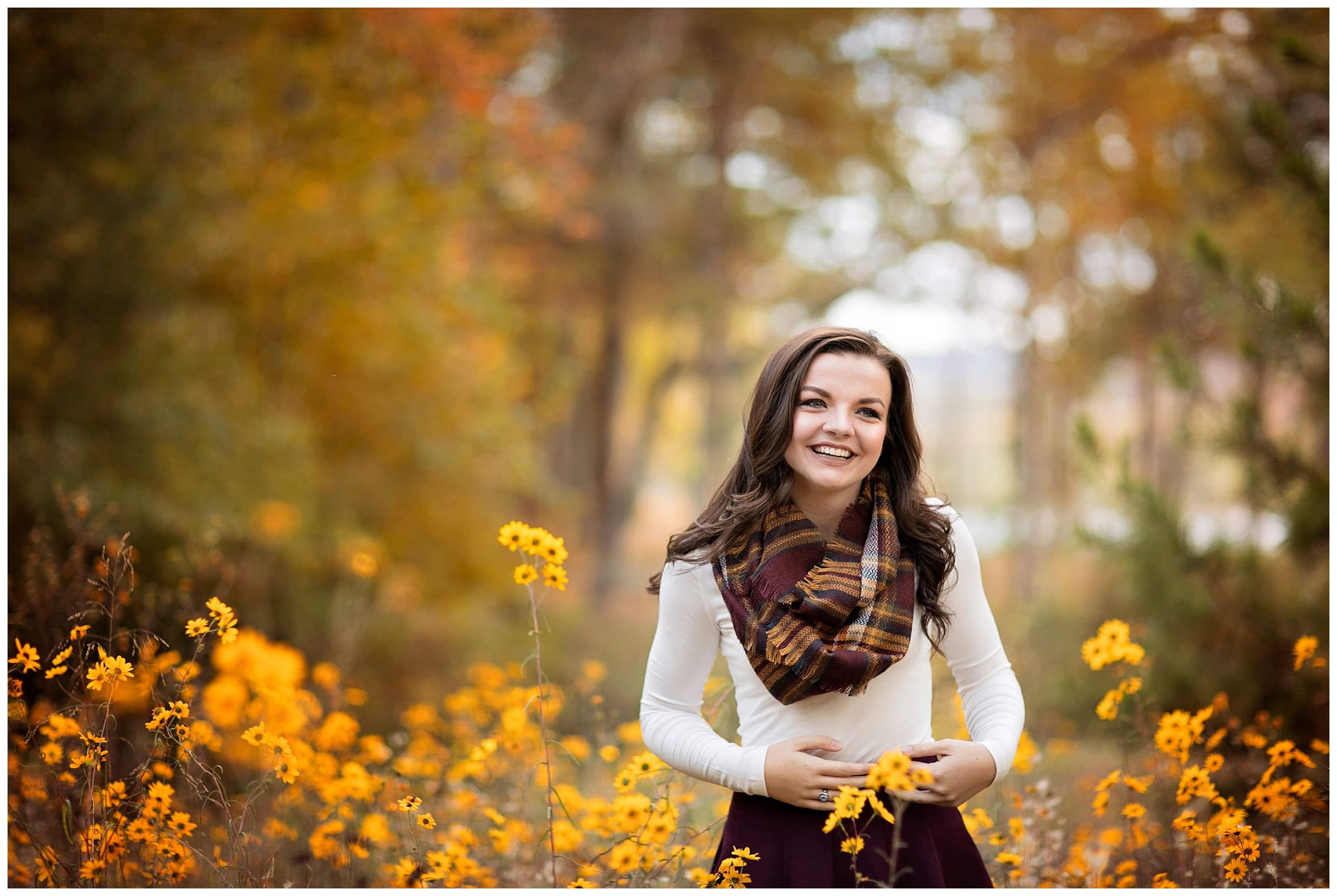 outdoor senior portraits