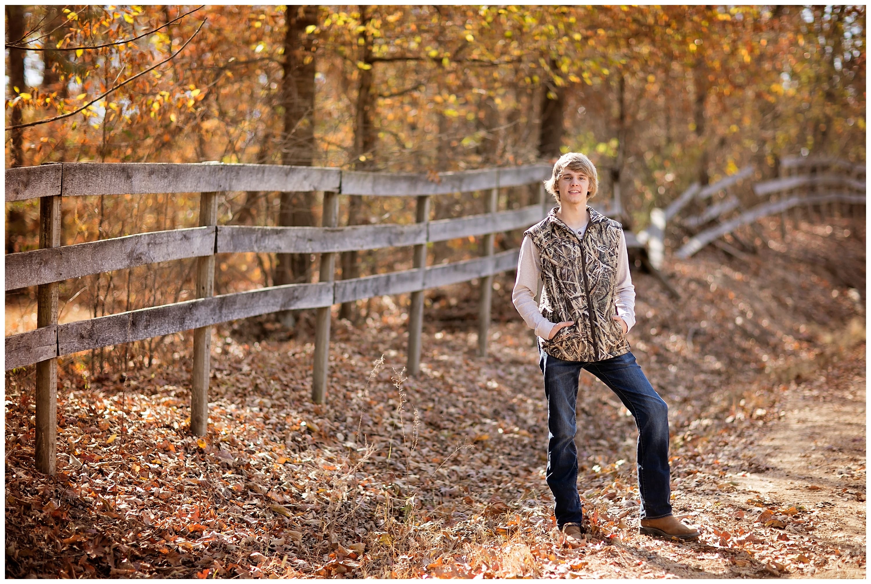 rustic senior portraits