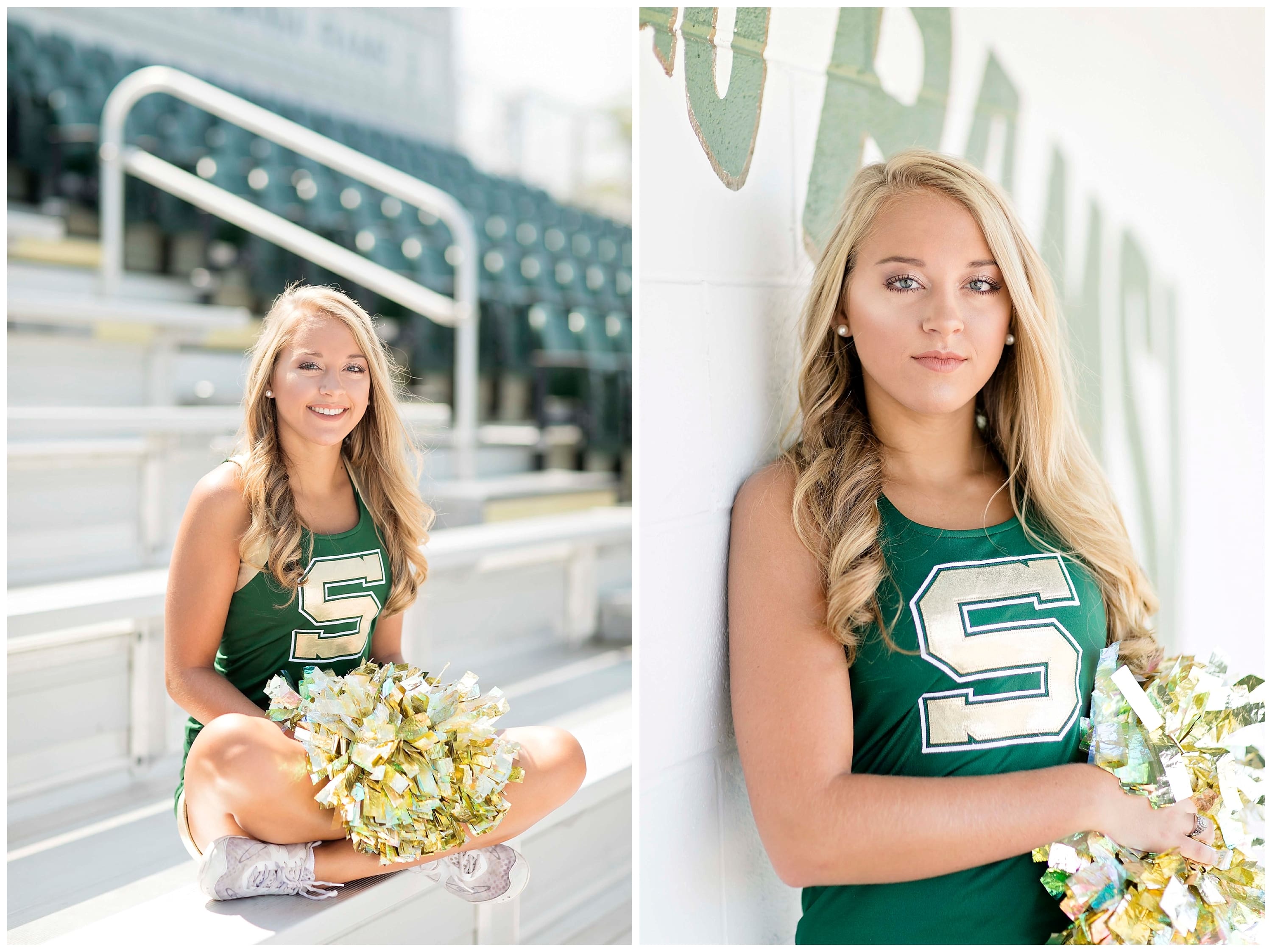 Cheerleader senior portraits